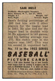 1952 Bowman Baseball #015 Sam Mele Senators EX 491003