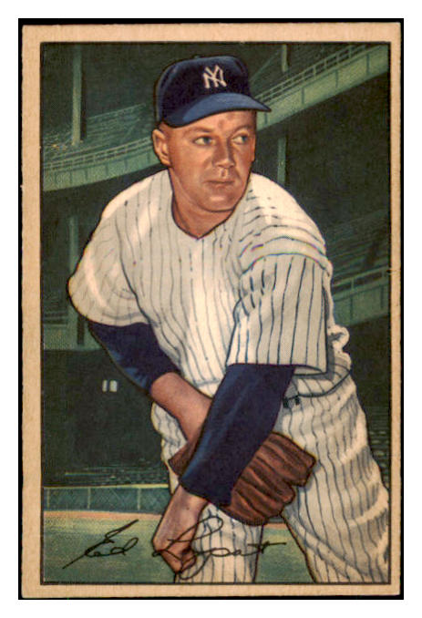 1952 Bowman Baseball #017 Eddie Lopat Yankees EX 491005
