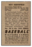 1952 Bowman Baseball #028 Roy Hartsfield Braves EX 491016