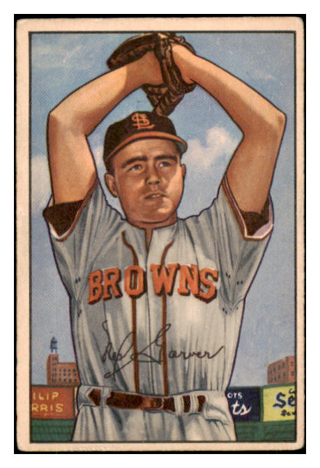 1952 Bowman Baseball #029 Ned Garver Browns VG-EX 491017