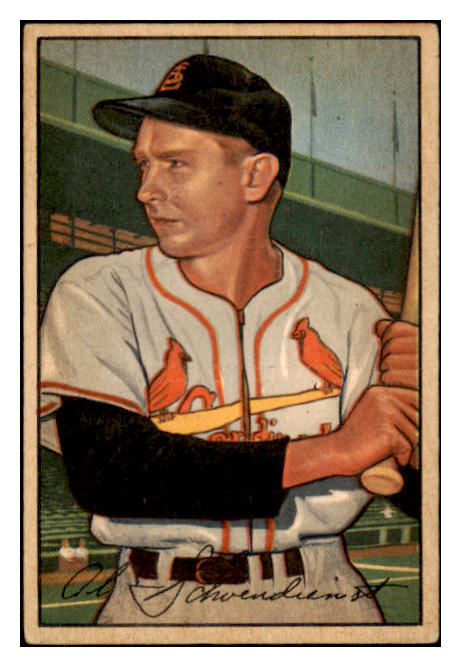 1952 Bowman Baseball #030 Red Schoendienst Cardinals EX 491018