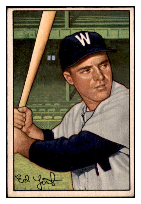 1952 Bowman Baseball #031 Eddie Yost Senators EX-MT 491019