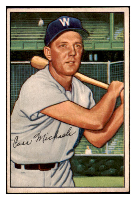 1952 Bowman Baseball #036 Cass Michaels Senators EX-MT 491024
