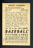 1952 Bowman Baseball #038 Whitey Lockman Giants VG-EX 491026