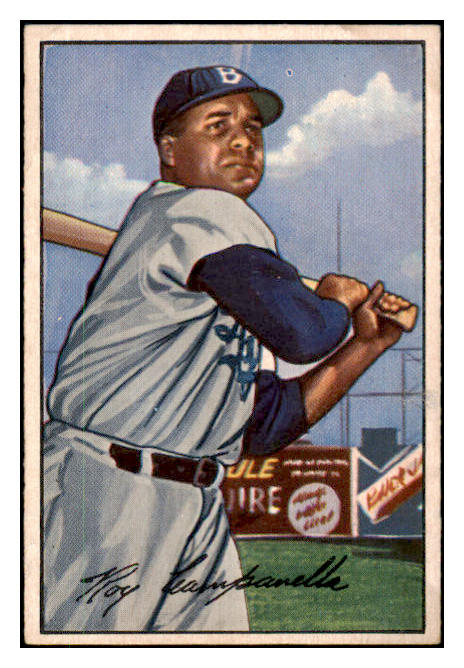 1952 Bowman Baseball #044 Roy Campanella Dodgers EX 491030