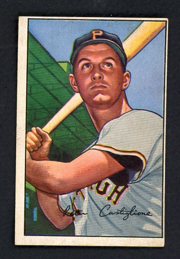 1952 Bowman Baseball #047 Pete Castiglione Pirates VG-EX 491033