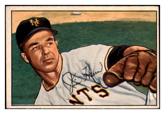 1952 Bowman Baseball #049 Jim Hearn Giants EX 491035