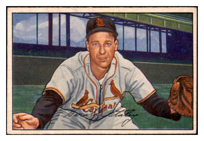 1952 Bowman Baseball #050 Gerry Staley Cardinals EX-MT 491036