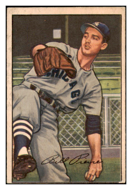 1952 Bowman Baseball #054 Billy Pierce White Sox VG-EX 491038