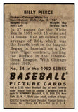 1952 Bowman Baseball #054 Billy Pierce White Sox VG-EX 491038
