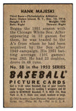 1952 Bowman Baseball #058 Hank Majeski A's VG-EX 491042