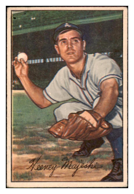 1952 Bowman Baseball #058 Hank Majeski A's VG-EX 491043
