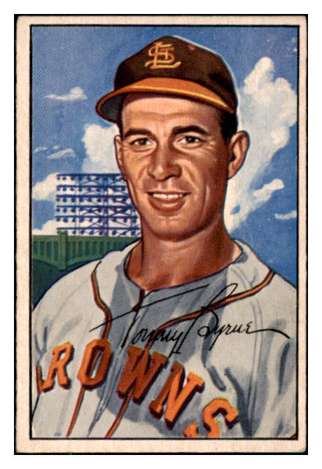 1952 Bowman Baseball #061 Tommy Byrne Browns EX 491046