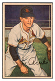 1952 Bowman Baseball #062 Joe Presko Cardinals EX 491047