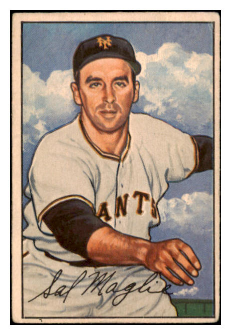 1952 Bowman Baseball #066 Sal Maglie Giants VG-EX 491051