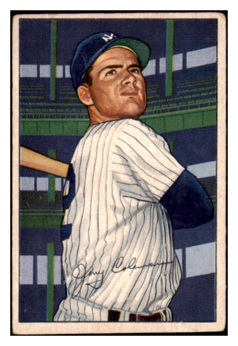 1952 Bowman Baseball #073 Jerry Coleman Yankees VG-EX 491058