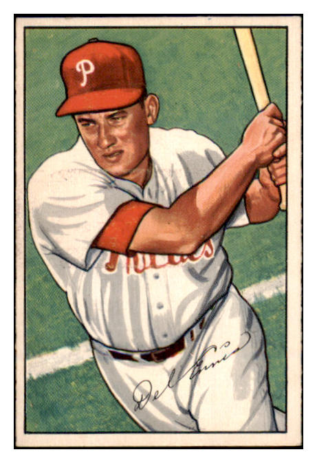 1952 Bowman Baseball #076 Del Ennis Phillies EX-MT 491061