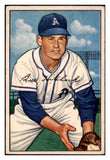 1952 Bowman Baseball #089 Billy Hitchcock A's VG-EX 491068