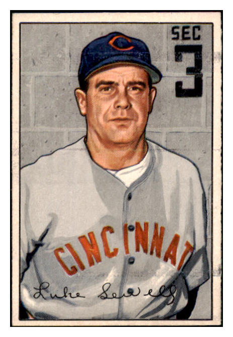 1952 Bowman Baseball #094 Luke Sewell Reds VG-EX 491073