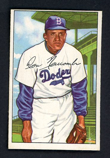 1952 Bowman Baseball #128 Don Newcombe Dodgers EX-MT 491108