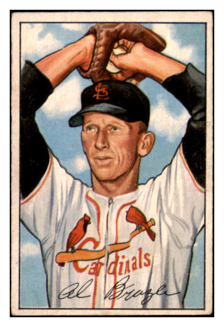1952 Bowman Baseball #134 Al Brazle Cardinals VG-EX 491114