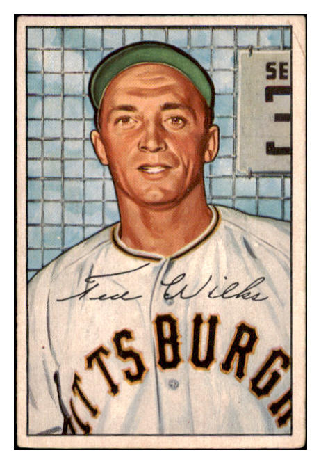 1952 Bowman Baseball #138 Ted Wilks Pirates VG-EX 491118