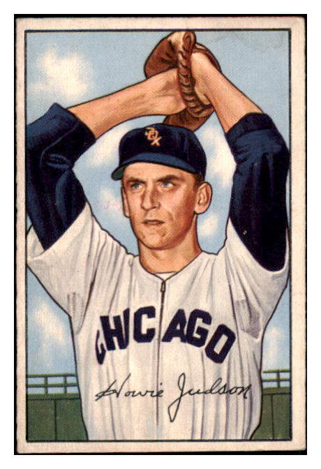1952 Bowman Baseball #149 Howie Judson White Sox EX-MT 491130
