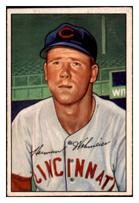 1952 Bowman Baseball #150 Herman Wehmeier Reds EX-MT 491131