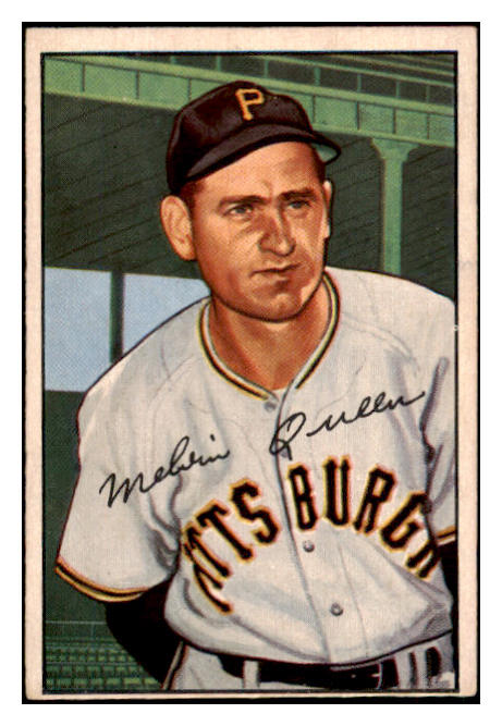 1952 Bowman Baseball #171 Mel Queen Pirates VG-EX 491152