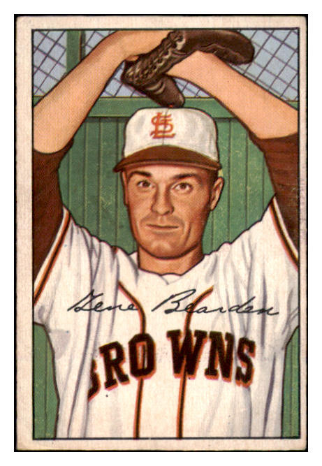 1952 Bowman Baseball #173 Gene Bearden Browns VG-EX 491154