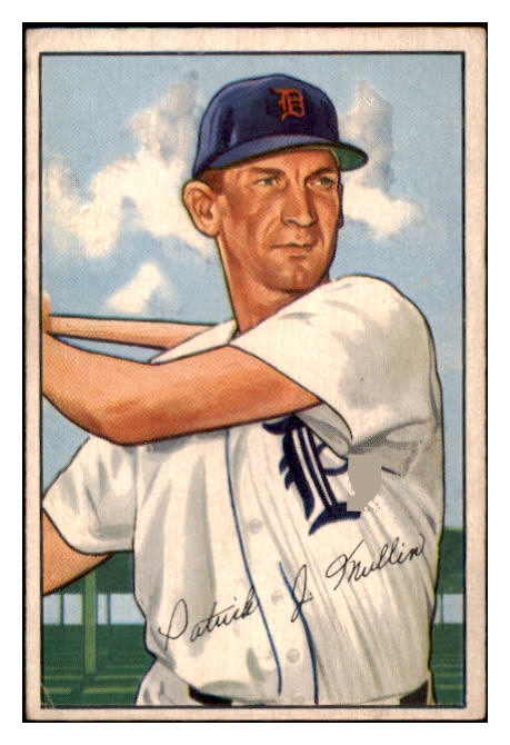 1952 Bowman Baseball #183 Pat Mullin Tigers VG-EX 491164