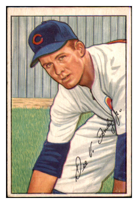 1952 Bowman Baseball #231 Dee Fondy Cubs EX 491187