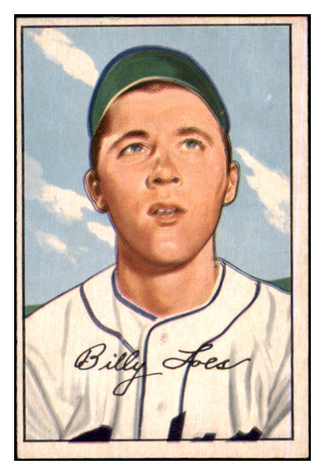 1952 Bowman Baseball #240 Billy Loes Dodgers VG-EX 491195