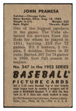1952 Bowman Baseball #247 John Pramesa Cubs VG-EX 491201