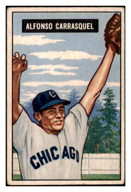 1951 Bowman Baseball #060 Chico Carrasquel White Sox VG-EX 491237