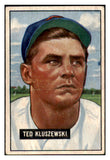 1951 Bowman Baseball #143 Ted Kluszewski Reds VG 491239
