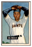 1951 Bowman Baseball #127 Sal Maglie Giants VG-EX 491246