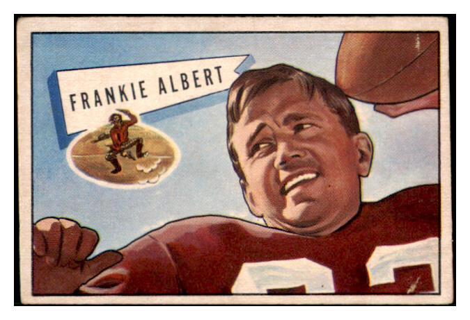 1952 Bowman Small Football #005 Frank Albert 49ers VG-EX 491249