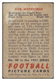 1951 Bowman Football #040 Bob Waterfield Rams VG-EX 491260