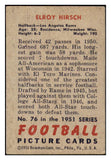 1951 Bowman Football #076 Elroy Hirsch Rams VG-EX 491265