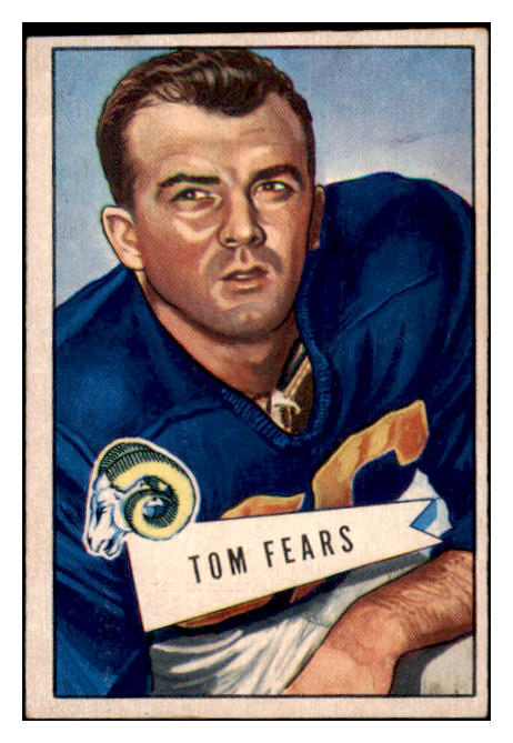 1952 Bowman Small Football #013 Tom Fears Rams EX-MT 491274