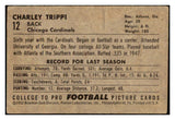 1952 Bowman Small Football #012 Charley Trippi Cardinals VG-EX 491276