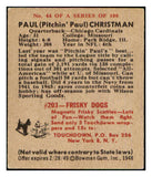 1948 Bowman Football #044 Paul Christman Cardinals EX-MT 491284