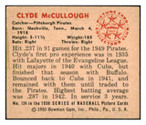 1950 Bowman Baseball #124 Clyde McCullough Pirates EX-MT 491288