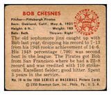1950 Bowman Baseball #070 Bob Chesnes Pirates GD-VG 491289