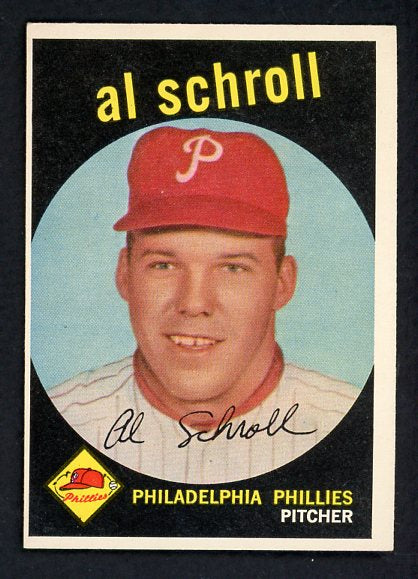 1959 Topps Baseball #546 Al Schroll Phillies EX-MT 491296