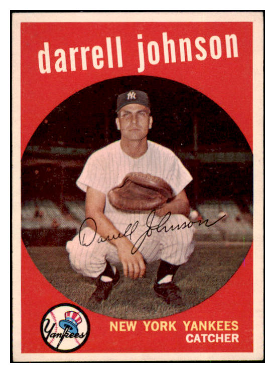 1959 Topps Baseball #533 Darrell Johnson Yankees EX-MT 491302