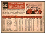 1959 Topps Baseball #533 Darrell Johnson Yankees EX-MT 491302
