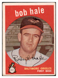 1959 Topps Baseball #507 Bob Hale Orioles VG 491315