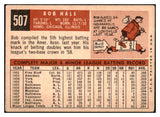 1959 Topps Baseball #507 Bob Hale Orioles VG 491315